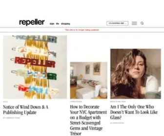 Repeller.com(Style, Life, Shopping) Screenshot