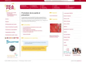 Reper-FR.ch(Promotion de la santé et prévention) Screenshot