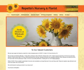 Repettonurseryflorist.com(Repetto's Nursery and Florist) Screenshot