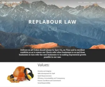 Replabourlaw.co.za(Just another WordPress site) Screenshot