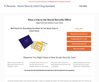 Replace-MY-Card.com(E-Records) Screenshot