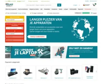 Replacedirect.com(Altijd het juiste onderdeel) Screenshot