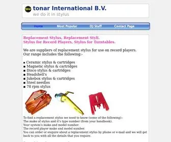 Replacement-STylus.com(Tonar International B.V) Screenshot