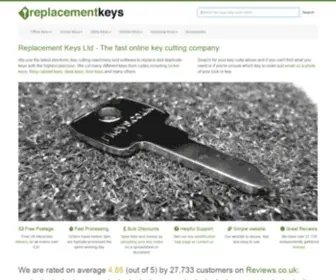 Replacementkeys.co.uk(Replacement Keys Ltd) Screenshot