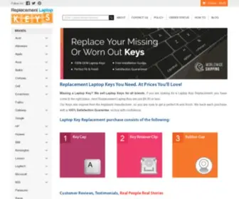 Replacementlaptopkeys.com(Laptop Key Replacements) Screenshot