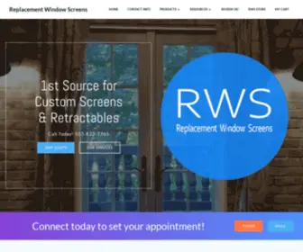 Replacementwindowscreensportland.com(WordPress) Screenshot