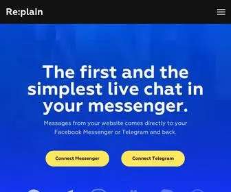 Replain.cc(The Best Facebook Messenger) Screenshot