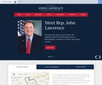 Replawrence.com(PA State Rep.John Lawrence) Screenshot