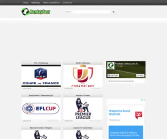 Replayfoot.com(Football highlights and goals) Screenshot