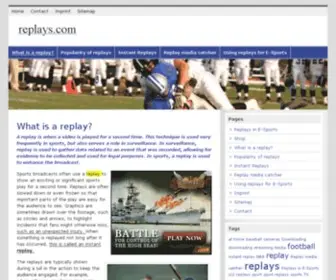 Replays.com(Replays) Screenshot