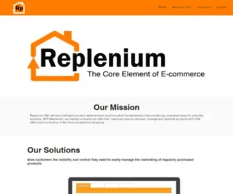 Replenium.com(E-commerce Auto-replenishment Platform) Screenshot