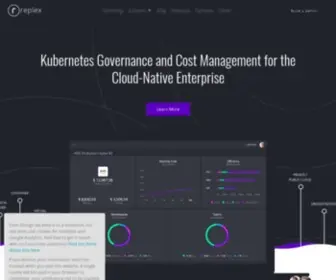 Replex.io(Kubernetes Governance and Cost Management for the Cloud) Screenshot