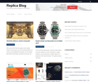 Replicablog.net(Replica Watch Blog) Screenshot