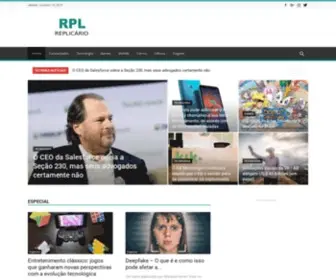 Replicario.com.br(Home) Screenshot