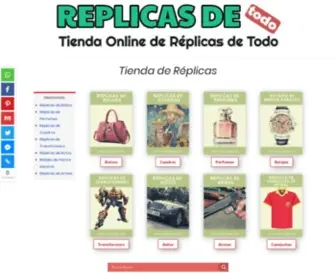 Replicasde.site(Tienda) Screenshot