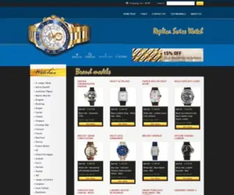 Replicaswisswatch.com(Buy best replica watches. More than 100 famous brand replica watches) Screenshot