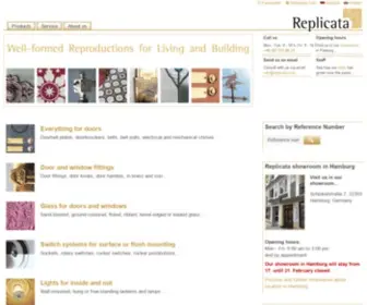 Replicata.com(Products by Replicata) Screenshot