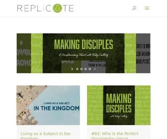Replicate.org(Home Page) Screenshot