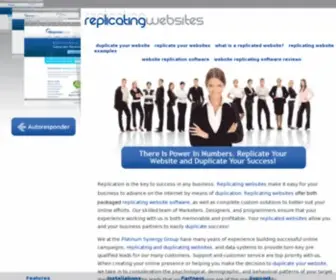 Replicatingwebsite.com(Replicating Websites) Screenshot