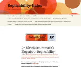 Replicationindex.com(Improving the replicability of empirical research) Screenshot