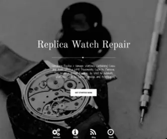 Replicawatchrepair.com(Replica Watch Repair) Screenshot