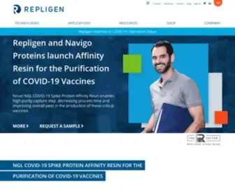 Repligen.com(Repligen) Screenshot