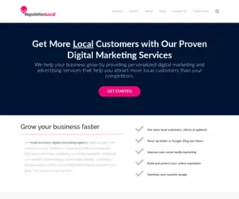 Replocal.com(Our small business digital marketing agency) Screenshot