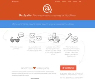 Replyable.com(Two-way email commenting for WordPress) Screenshot