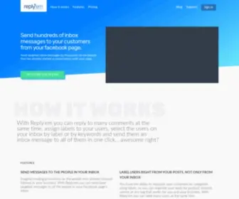 Replyem.com(Never lose a lead again) Screenshot