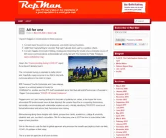 Repmanblog.com(Rep Man) Screenshot