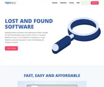 Repoapp.com(Lost and Found Software) Screenshot