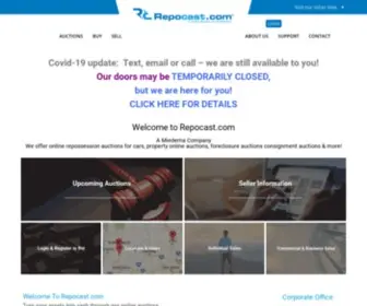 Repocast.com(Online Vehicle Auctions) Screenshot