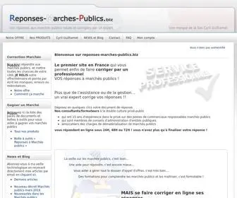 Reponses-Marches-Publics.biz(Vos r) Screenshot