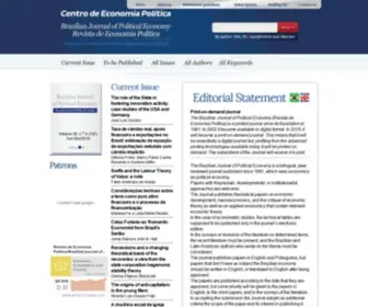 Rep.org.br(Brazilian Journal of Political Economy) Screenshot