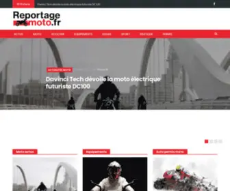 Reportagemoto.fr(Reportage moto) Screenshot