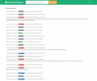 Reportcalls.net(Reliable Online service to look up unknown callers) Screenshot