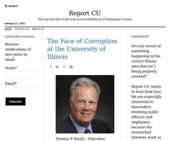 Reportcu.com(Report CU) Screenshot