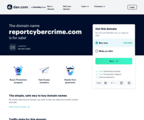 Reportcybercrime.com(Reportcybercrime) Screenshot