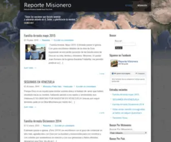 Reportemisionero.com(Reportemisionero) Screenshot