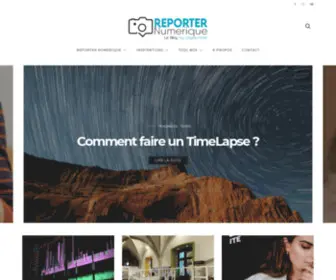 Reporter-Numerique.com(Reporter Numérique) Screenshot