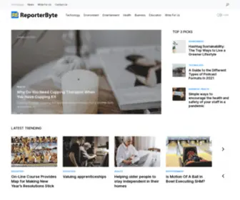 Reporterbyte.com(Reporter Byte) Screenshot