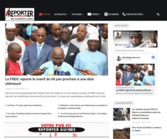 Reporterguinee.net(L'Info) Screenshot