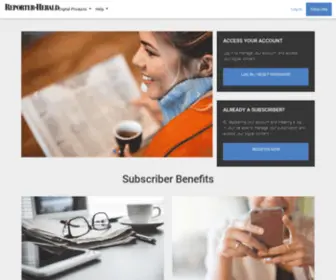 Reporterheraldcustomercare.com(The Loveland Reporter) Screenshot