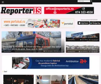 Reporteris.ro(Ziar de anchete si investigatii in exclusivitate din Iasi) Screenshot