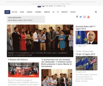 Reporternuovo.it(Sito di informazione della Scuola di Giornalismo Luiss) Screenshot