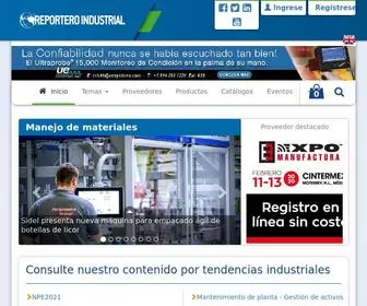 Reporteroindustrial.com(Reportero Industrial) Screenshot