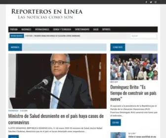 Reporterosenlineard.com(Reporteros en Lìnea) Screenshot