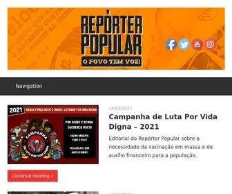 Reporterpopular.com.br(Repórter Popular) Screenshot