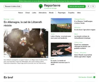 Reporterre.net(Reporterre) Screenshot