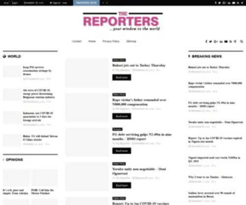 Reportersng.com(Reportersng) Screenshot